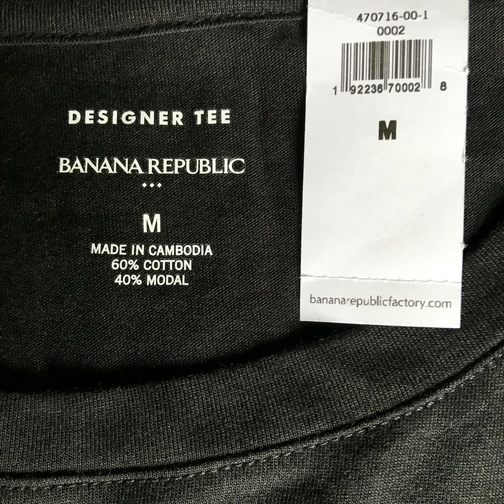 🆕 Banana Republic Twist Designer T-shirt.  NWT! - Picture 3 of 5